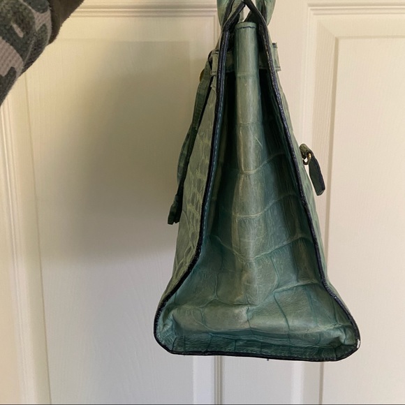 DOONEY & BOURKE Teal Leather Bag - Picture 7 of 16